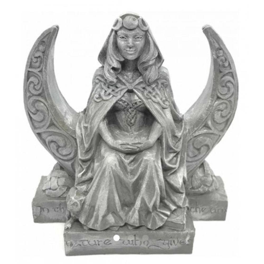 Imagem Deusa Lua Escultura Resina Estátua 20 cm