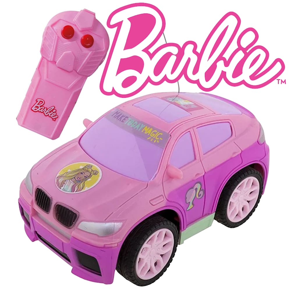 Carrinho de Controle Remoto - Barbie - Fashion Driver Conversível - Candide