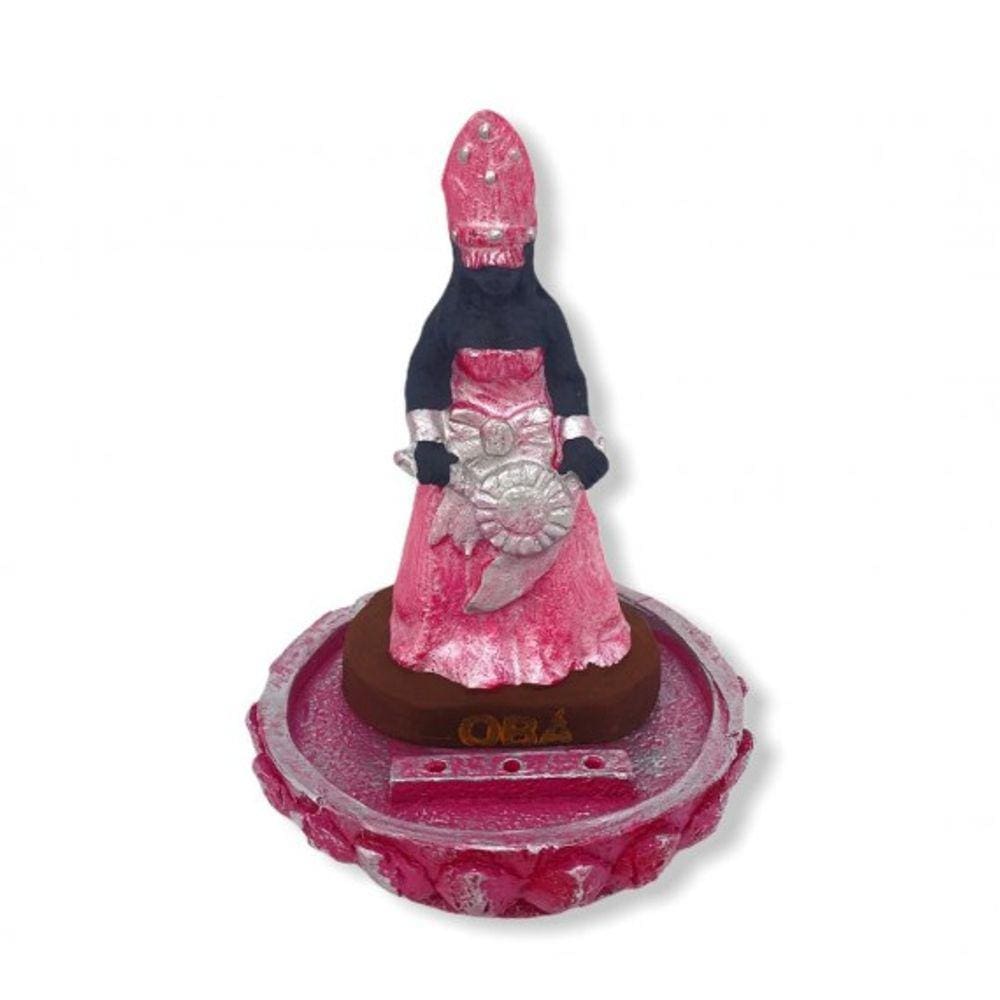 Imagem Obá  Incensário Resina Escultura  12 cm