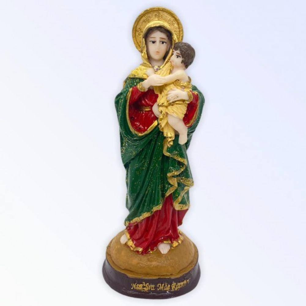 Imagem Mãe Rainha Escultura Resina 15 cm