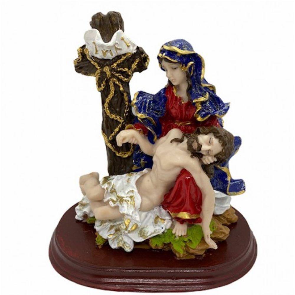 Imagem Nossa Senhora Do Desterro Escultura Resina 20 cm
