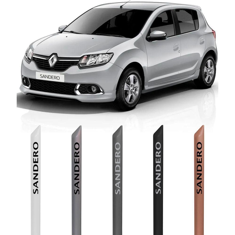Jogo Friso Lateral Pintado Renault Sandero 2015 2016 2017 2018 2019 2020 2021