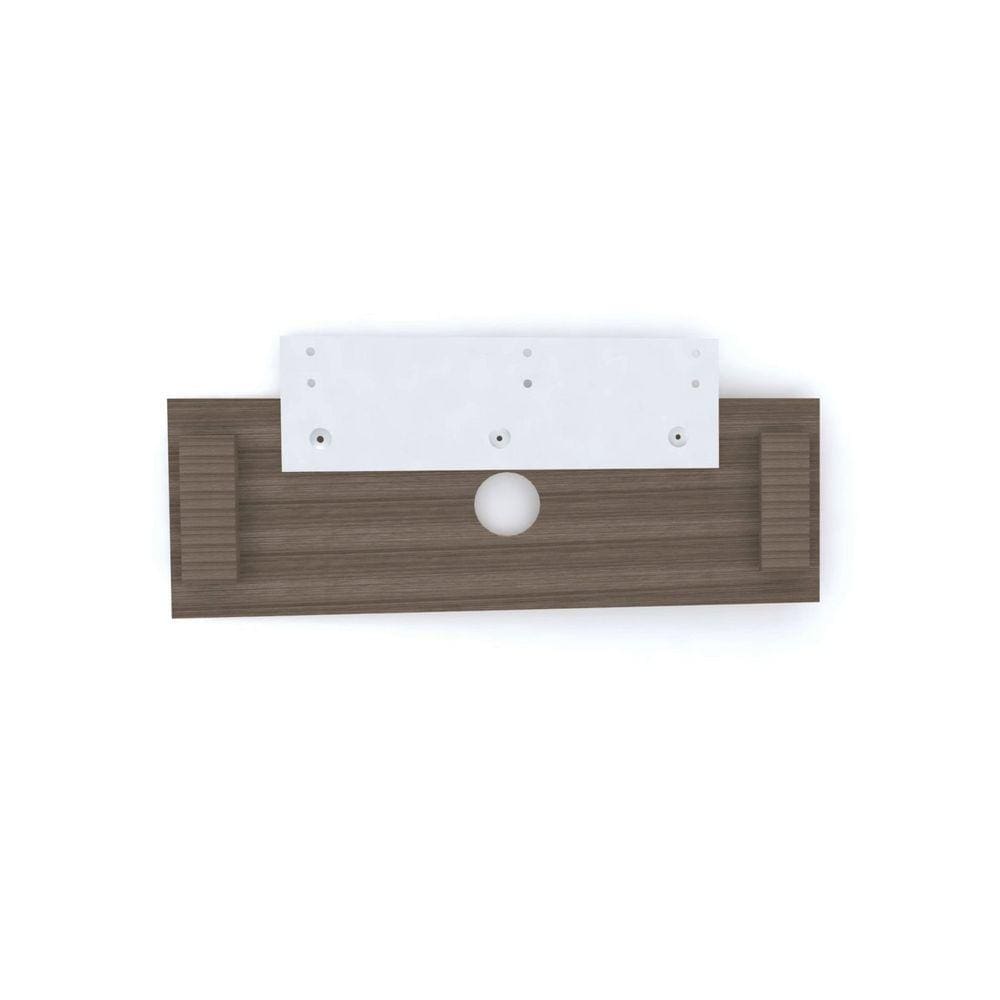 Complemento Central de Painel para TV até 45 Polegadas 120x30cm Pe40 Walnut