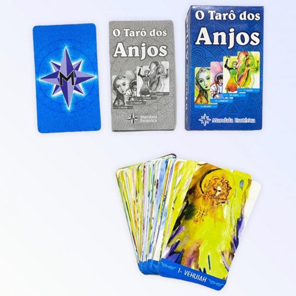 Tarot Dos Anjos Plastificado 72 Cartas e Manual