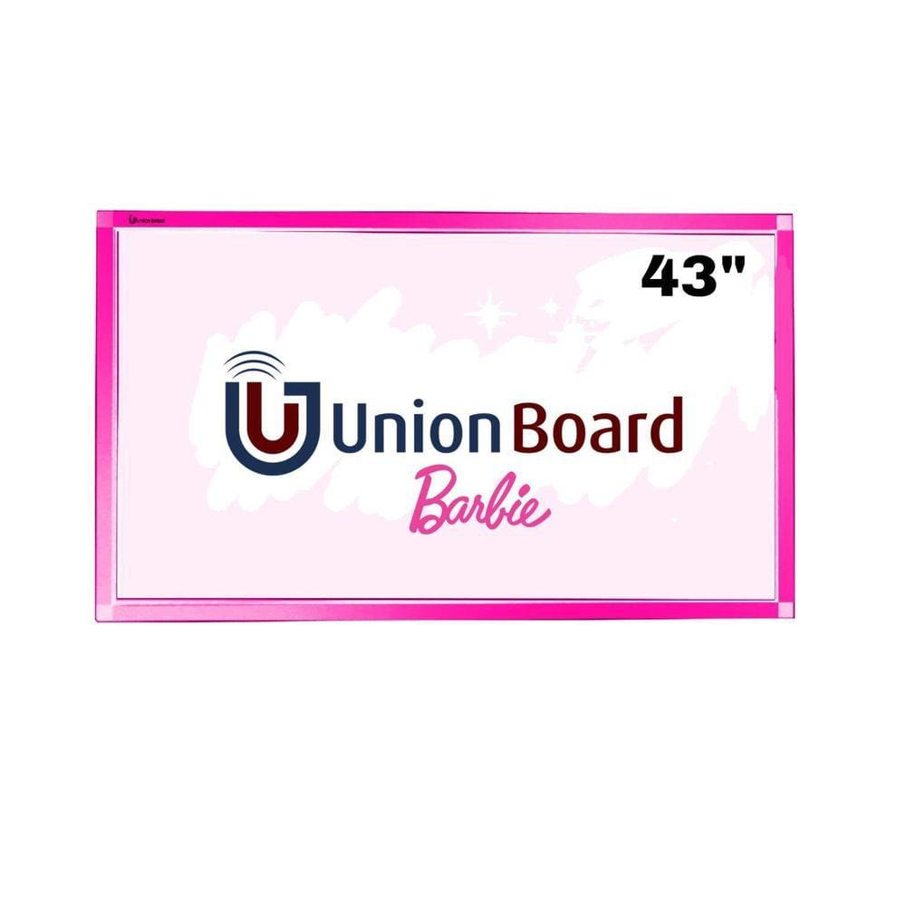 Moldura/Lousa Interativa Touch Unionboard Barbie 43 - Rosa