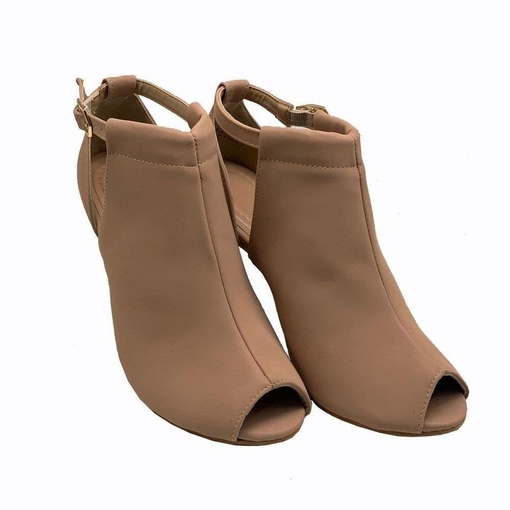 Sandália Feminina Ankle Boot Salto Alto Conforto Versátil