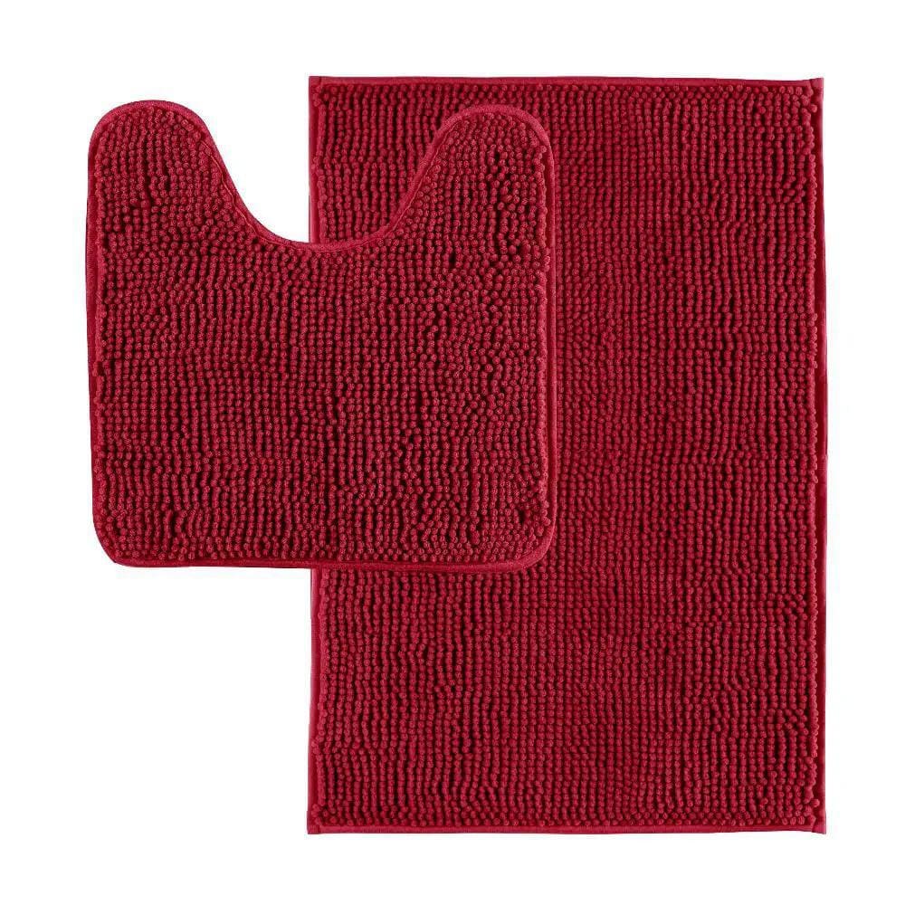 Jogo de Banheiro Corttex Dallas Vermelho 2Peças