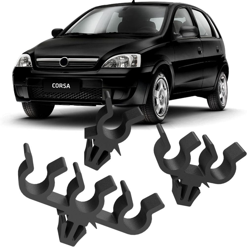 Kit Grampos Presilhas Suporte Organizador Para Cabo De Velas Corsa Hatch Joy Maxx Premium