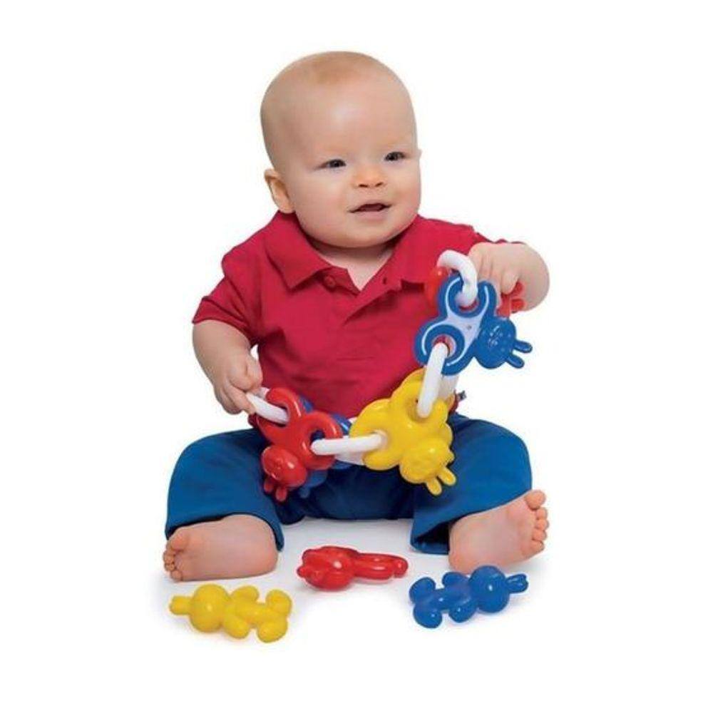 Brinquedo Educativo de Encaixes - Coelhos e Elos Mercotoys Ref 263