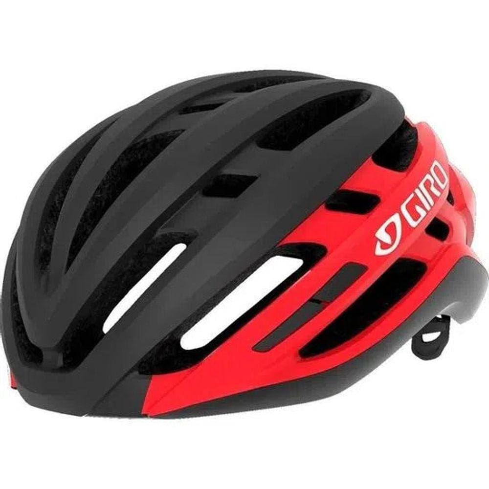 Capacete GIRO AGILIS Preto e Vermelho Tam. M (55-59cm)