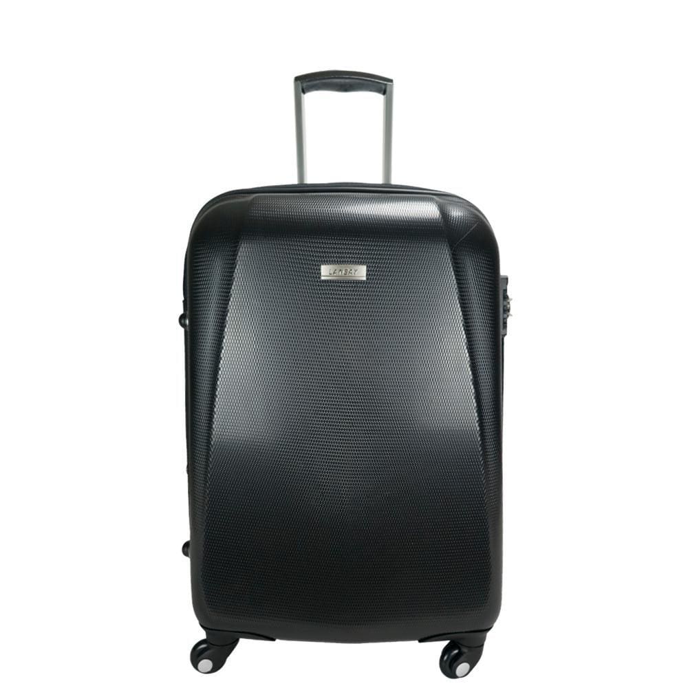 Mala de Viagem Lansay Média 23kg em ABS Titan Preta