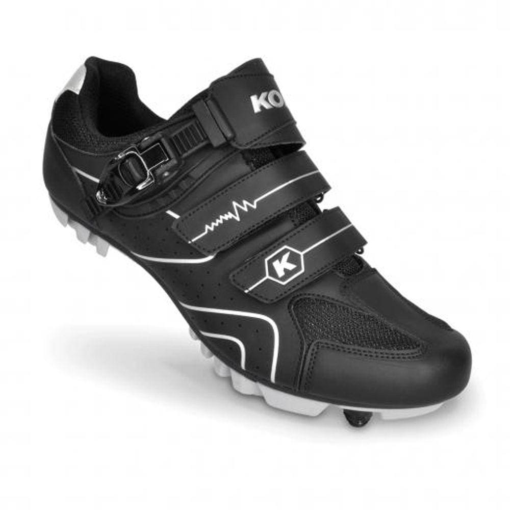 Sapatilha Ciclismo Kode Mtb Attack Regulagem Fivela Preta