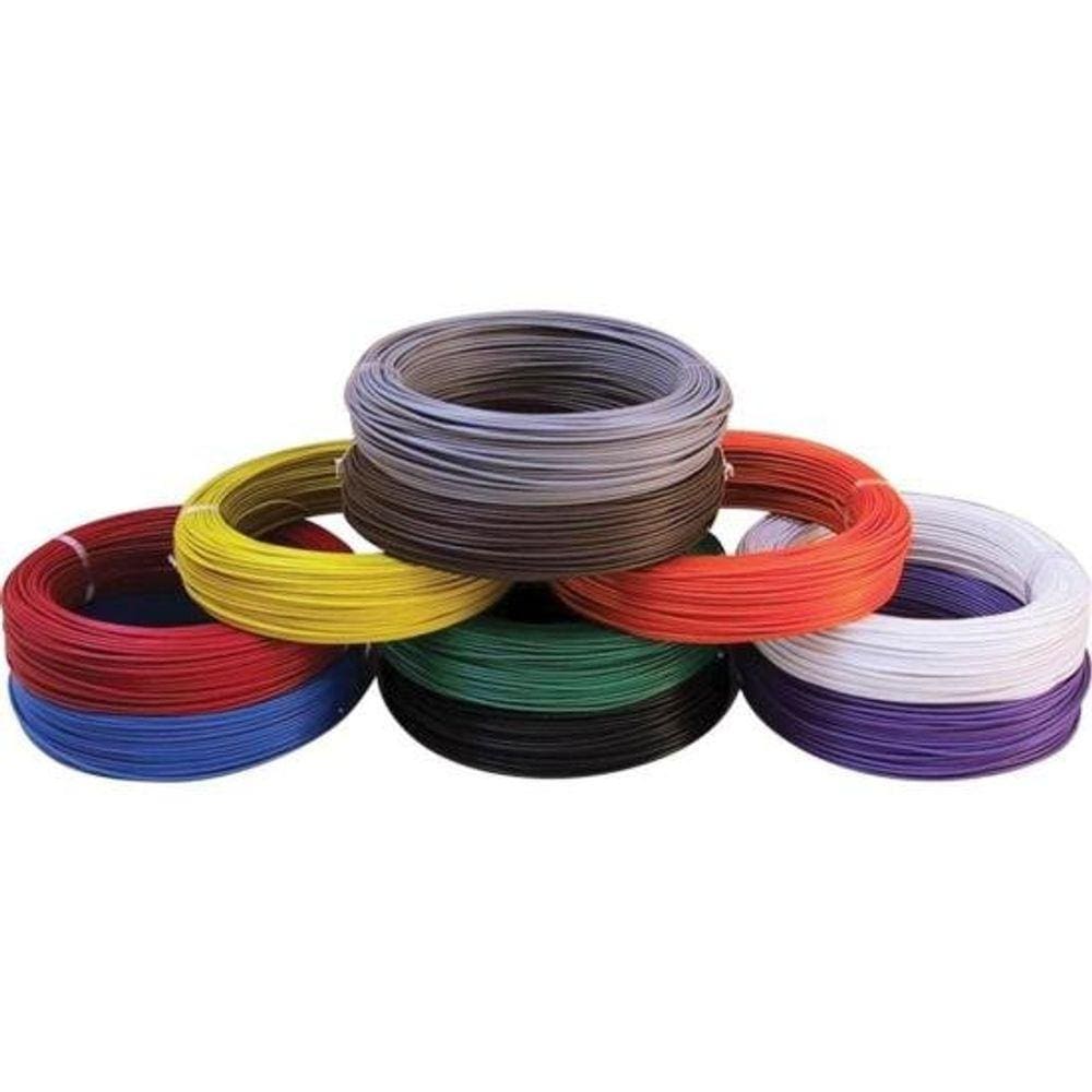 Fio Cabinho Flexível 0,20MM Vermelho Tiaflex - RL / 100