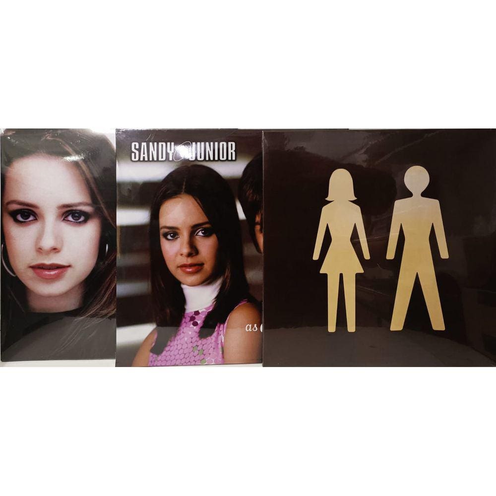 Sandy e Júnior - 2 Vinil Duplo 1 Vinil Simples