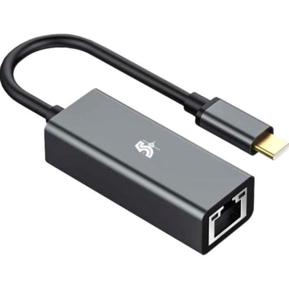 Cabo Adaptador Conversor USB C para LAN RJ45 ATC-06 5+