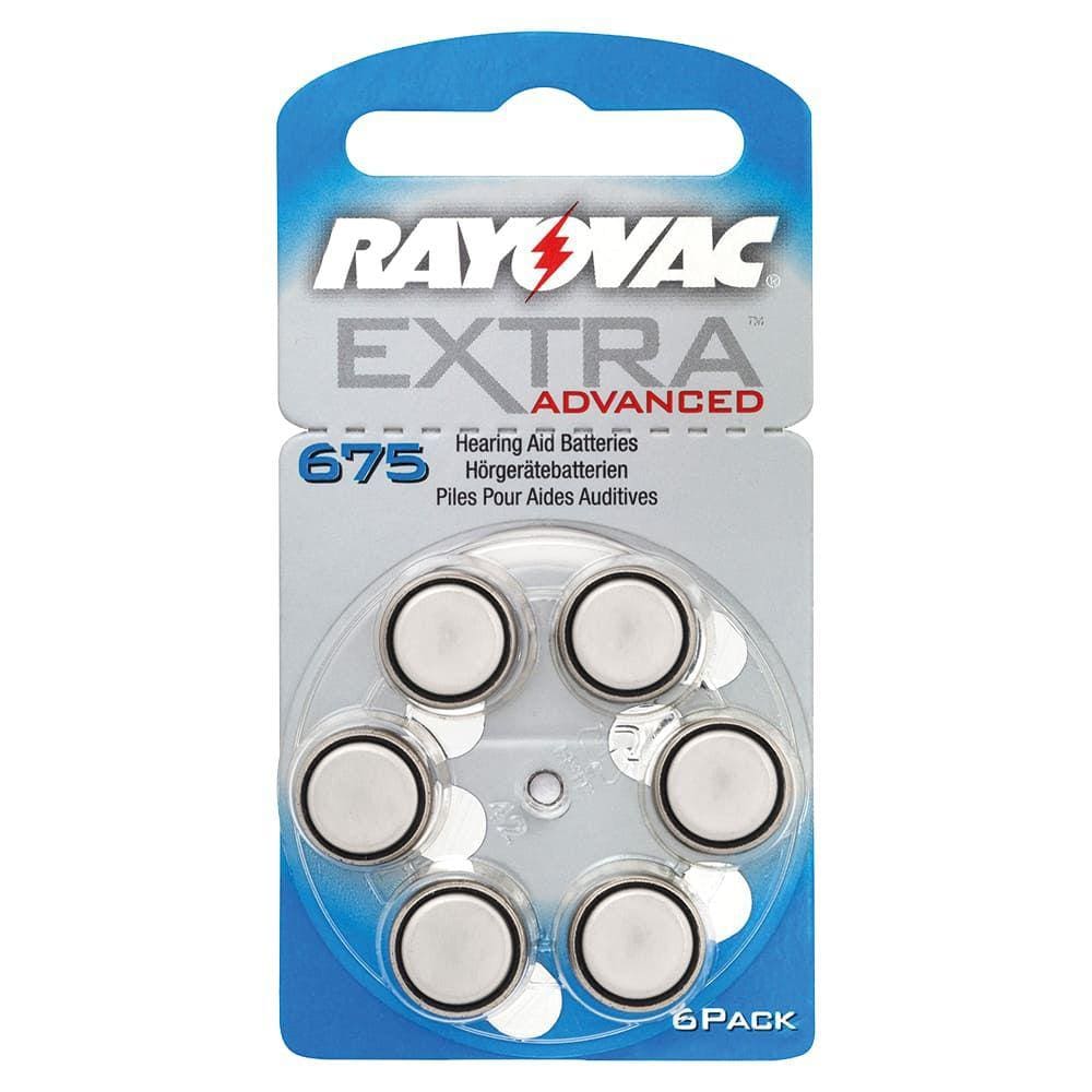 Bateria Auditiva Tamanho 675 com 6 675AUX-6XEBRA