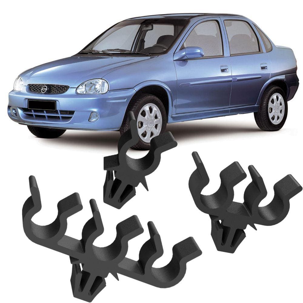 Kit Grampos Presilhas Suporte Organizador Para Cabo De Velas Corsa Sedan Windi Super Milenium GL GLS