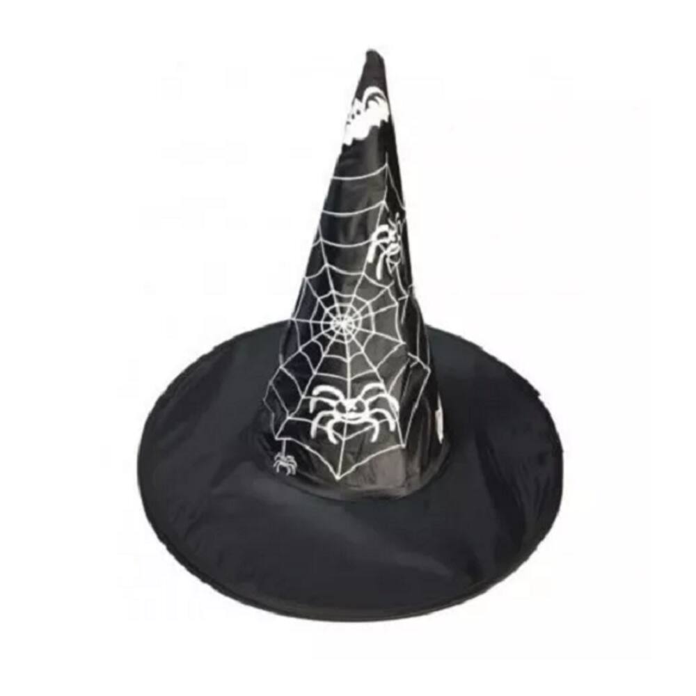 Chapéu De Bruxo Mago Feiticeira Unissex Halloween Festas