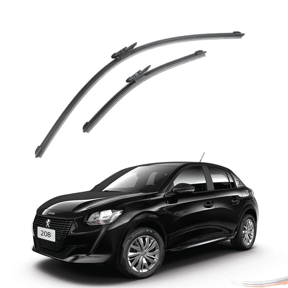 Par de Palhetas Dianteiras 26"/15" Peugeot 208 Punto Após 07