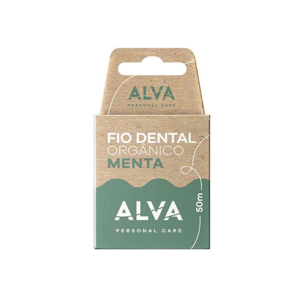 Fio Dental Orgânico Menta 50m - Alva