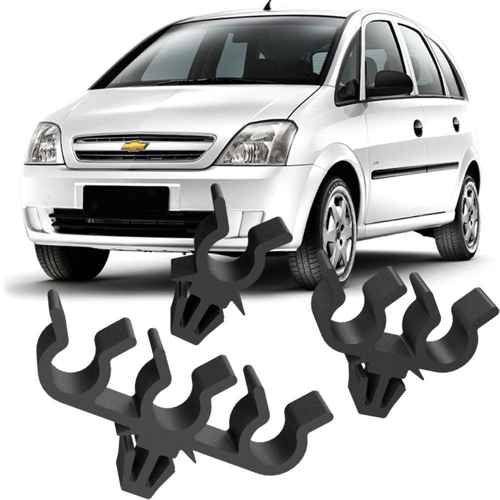 Kit Grampos Presilhas Suporte Organizador Para Cabo De Velas Meriva 2002 a 2008 2009 2010 2011 2012