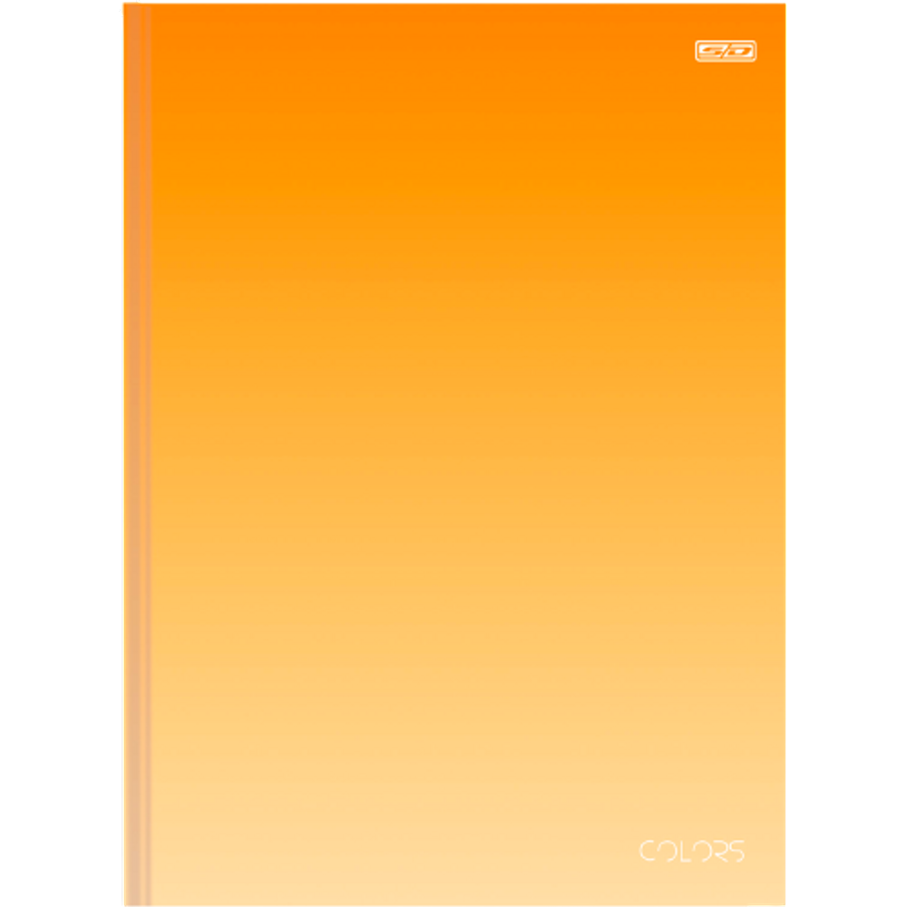 Caderno Brochurão 80 Folhas São Domingos Colors Laranja