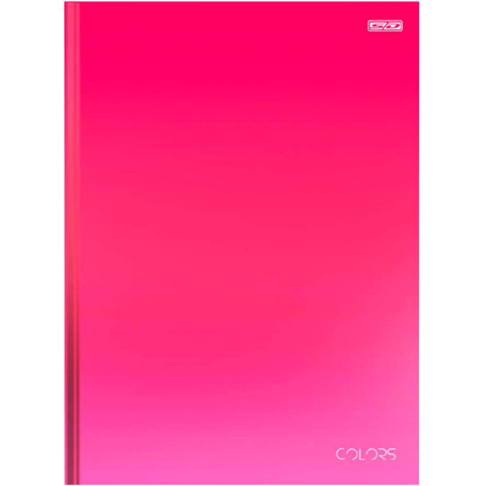 Caderno Brochurão 80 Folhas São Domingos Colors Rosa