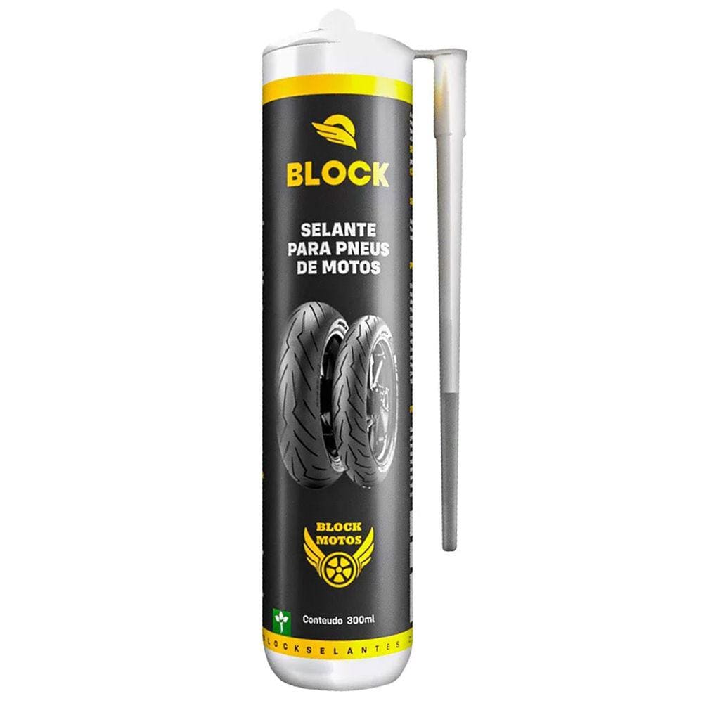 Selante Preventivo Contra Furos De Pneus 300ml - Block Motos