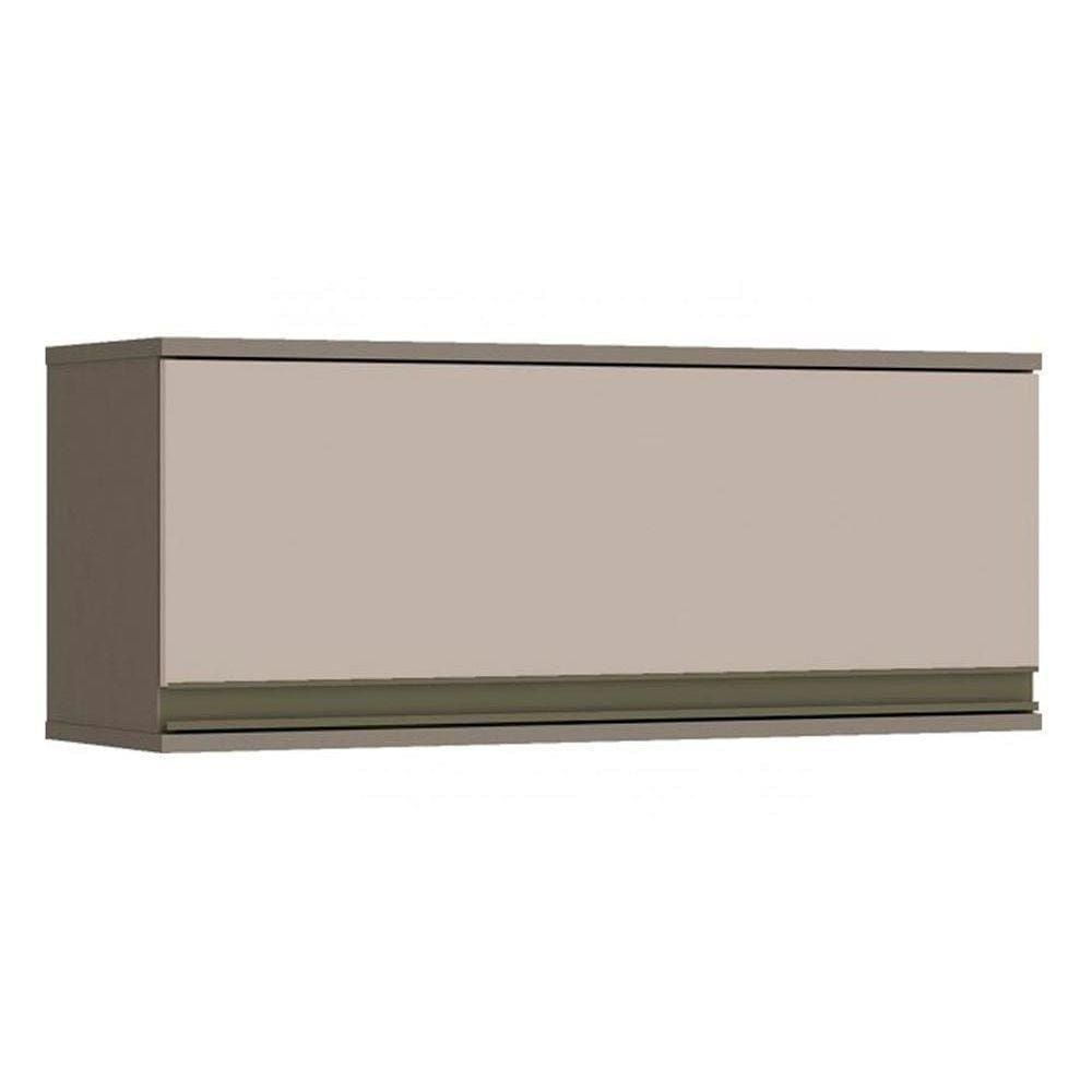 Armário Aéreo Cozinha Modulado Connect 80 1 Porta Basculante Duna/cristal - Henn