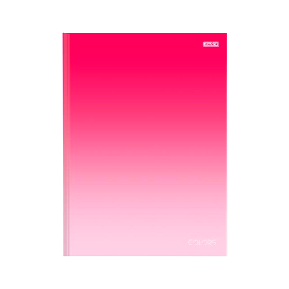 Caderno Brochura Tamanho 1/4 São Domingos 80Fls Colors Rosa