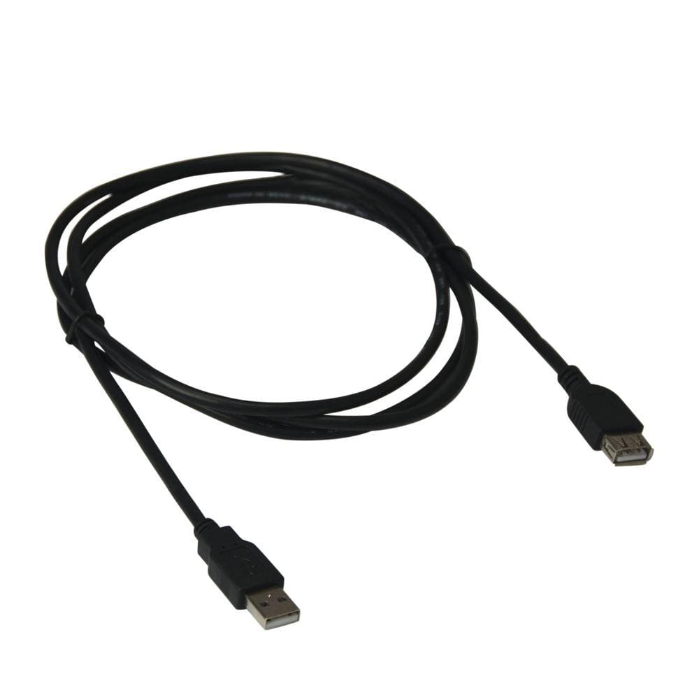 Cabo Extensor Para USB 2.0 AM/AF 1.8M PlusCable Ref PC-USB1802