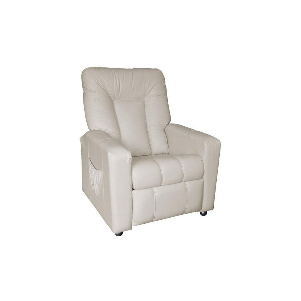Poltrona do Papai Reclinável Pallas MX5 - Bege corino