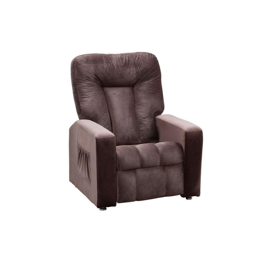 Poltrona do Papai Reclinável Pallas MX5 - Veludo Marrom
