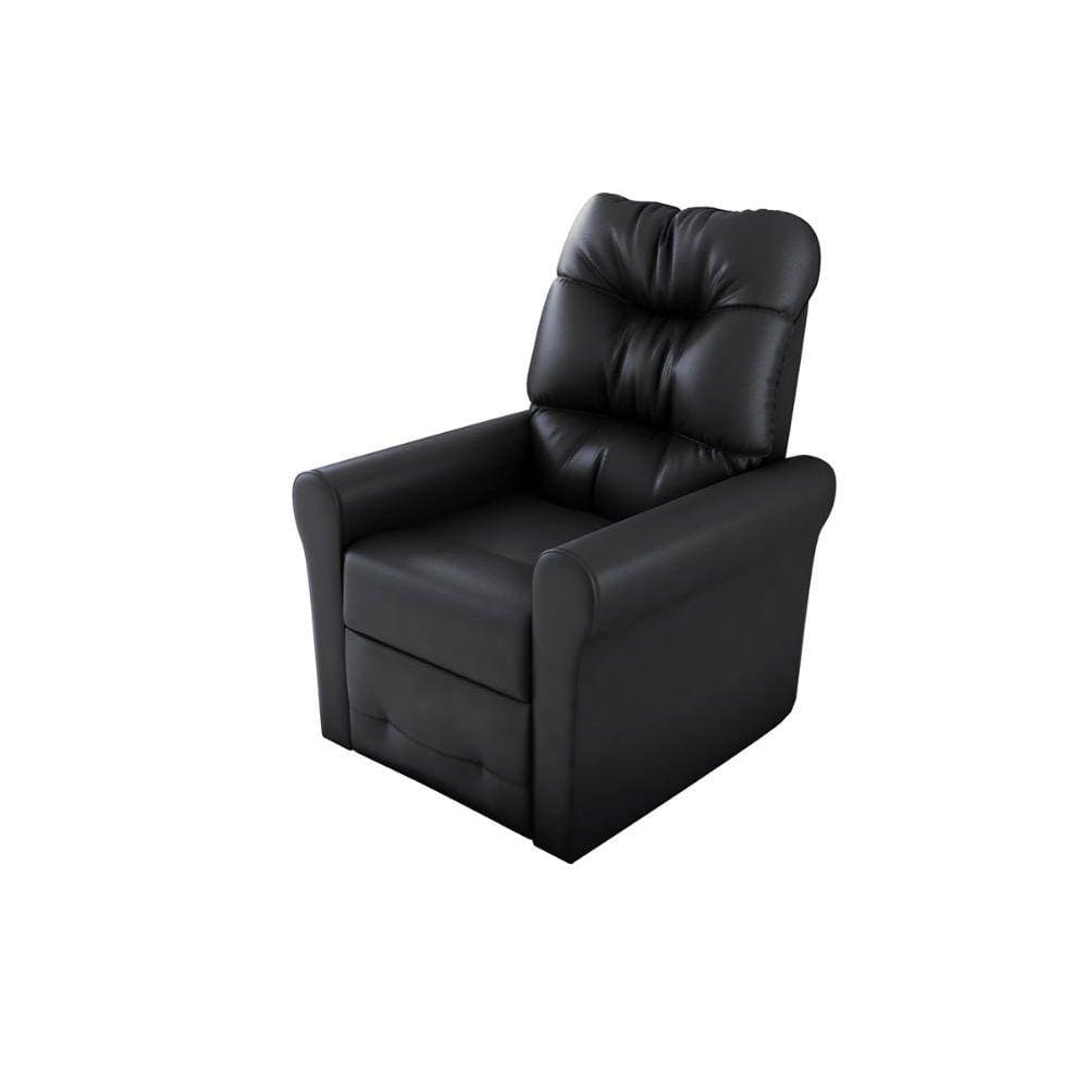 Poltrona do papai reclinável Clio - Preto corino