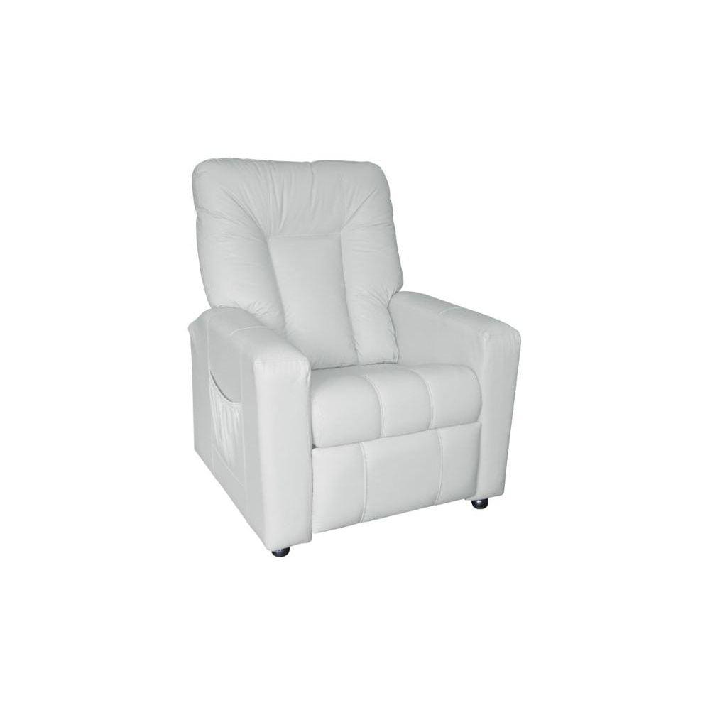Poltrona do Papai Reclinável Pallas MX5 - Branco corino