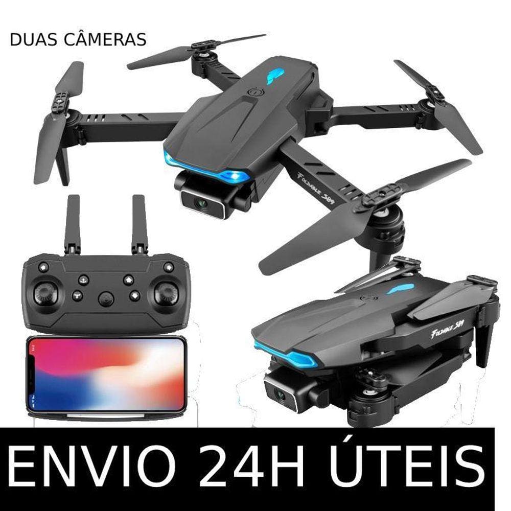 Drone 2022 Lançamento S89, Alta Estabilidade, Wifi, Dual Câmera Hd 4K, Boão Retorno, Com Acessórios