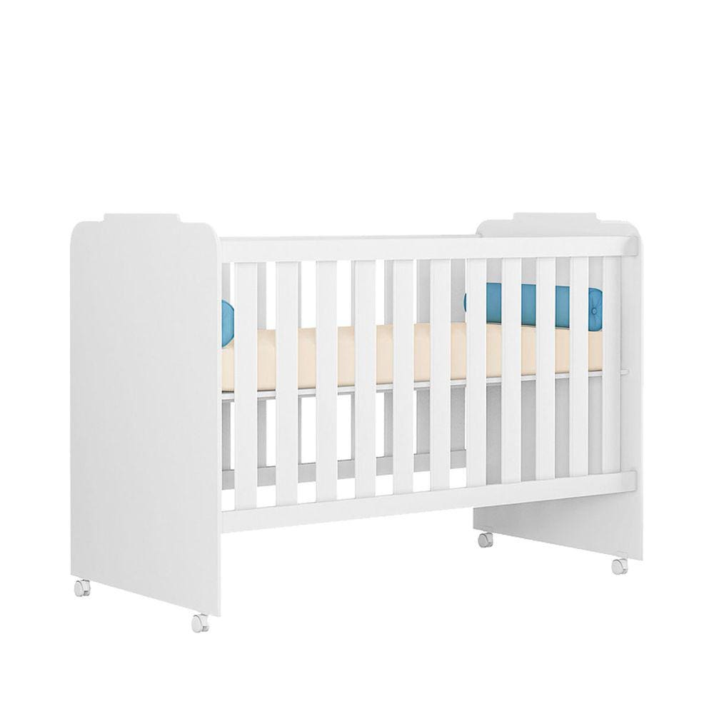 Berço para Bebê Amore Cor Branco Peternella Móveis