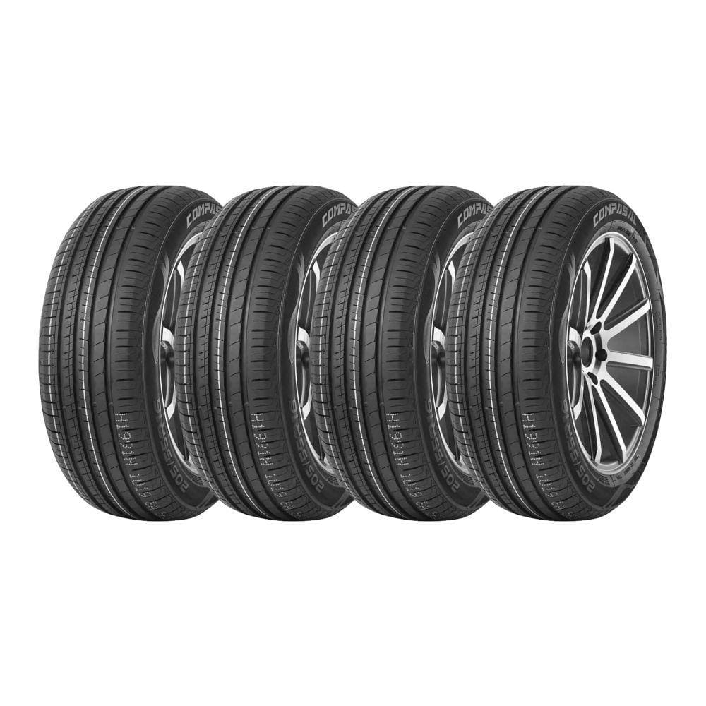 Kit 4 Pneus Compasal Aro 16 205/60R16 Blazer HP 92V