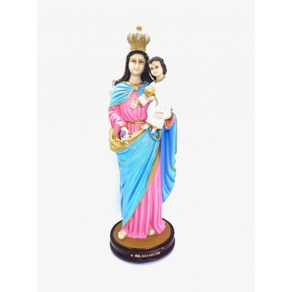 Imagem Nossa Sra Dos Aflitos Escultura Resina 30 cm