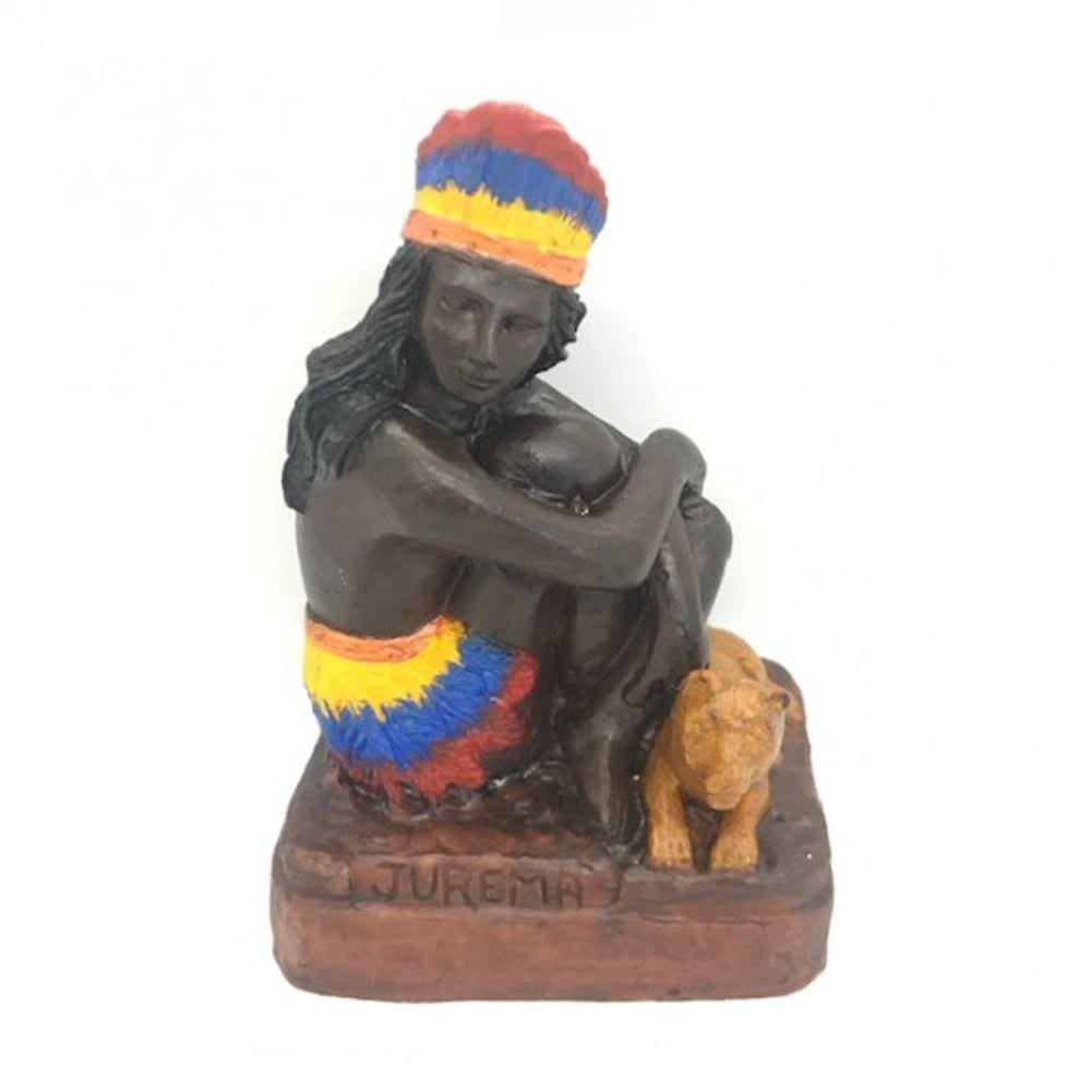 Imagem Cabocla Jurema Escultura Resina Estátua 15 cm