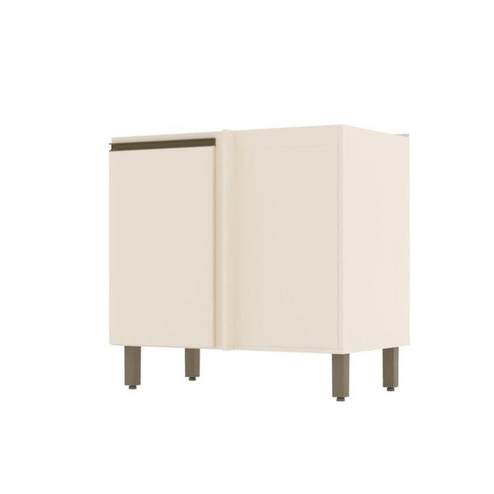 Balcão Canto Reto 1 Porta Connect Off White