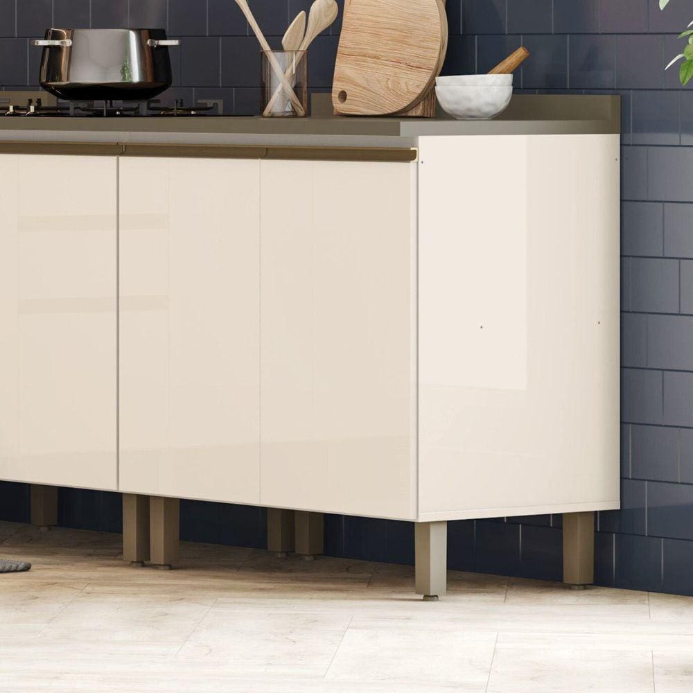 Balcão 2 Portas 80cm Connect Off White