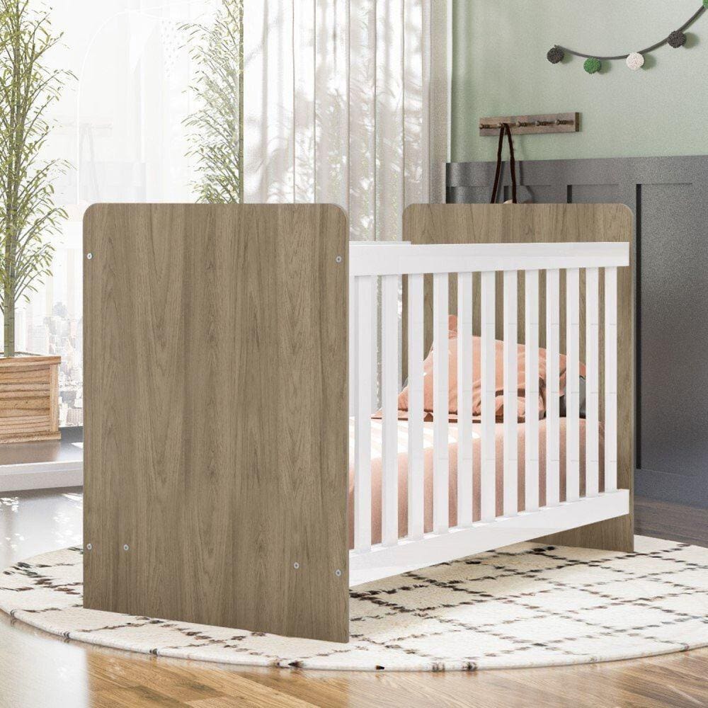 Berço Labirinto Rústico/Branco