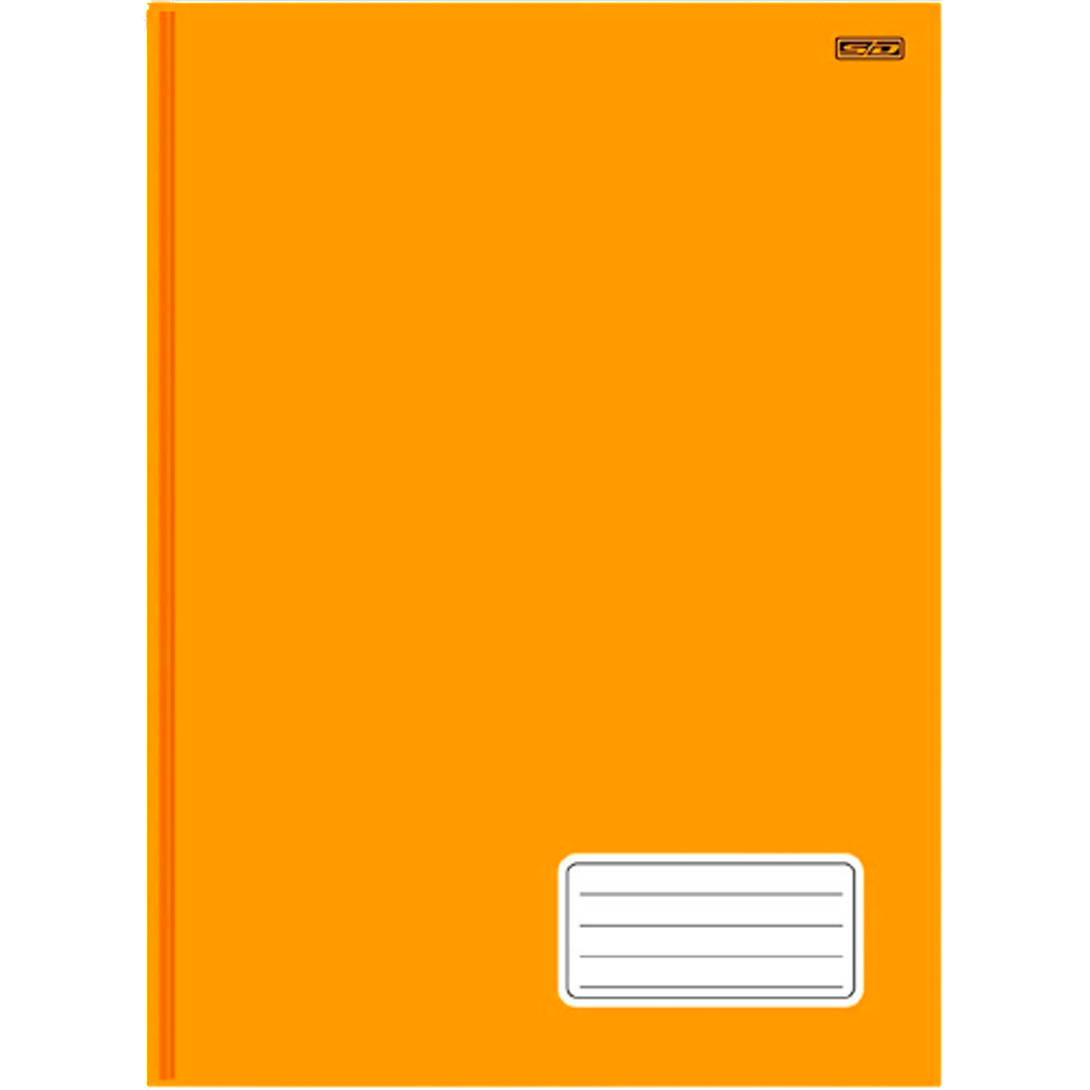 Caderno Brochurão 96 Folhas São Domingos Laranja