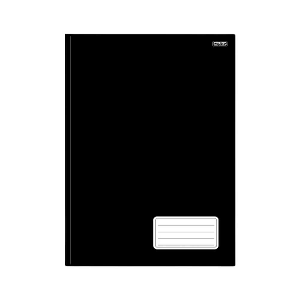 Caderno Brochura 48 Folhas Tamanho 1/4 São Domingos Preto