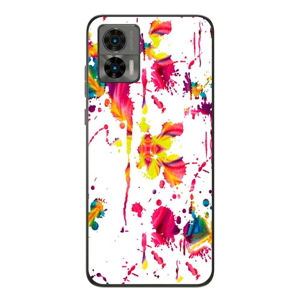 Capa Adesivo Skin205 Verso Para Motorola Moto Edge 30 Neo