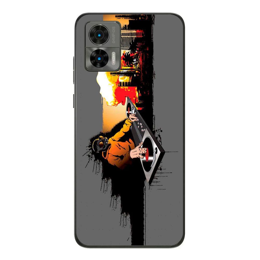 Capa Adesivo Skin264 Verso Para Motorola Moto Edge 30 Neo