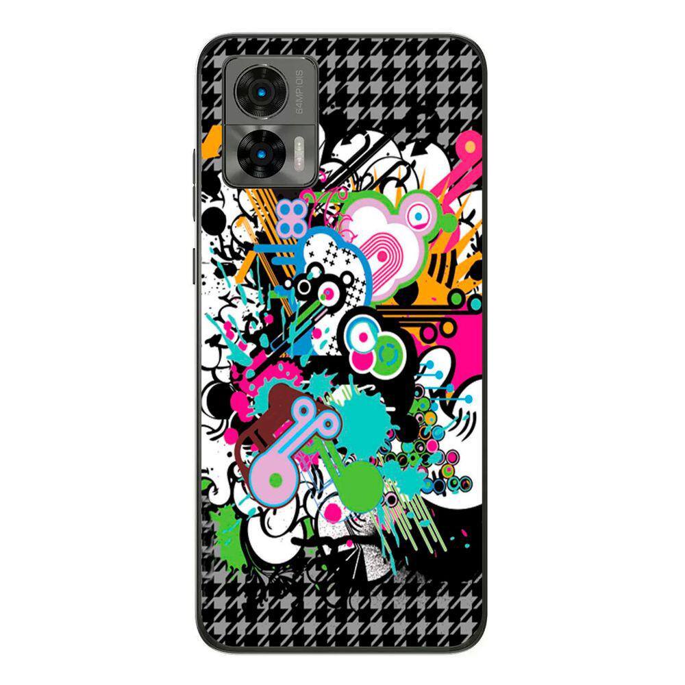 Capa Adesivo Skin022 Verso Para Motorola Moto Edge 30 Neo