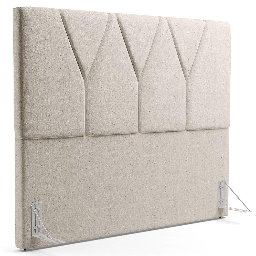 Cabeceira Cama Box Solteiro 100cm Aura Linho W01 Cru - Mpozenato