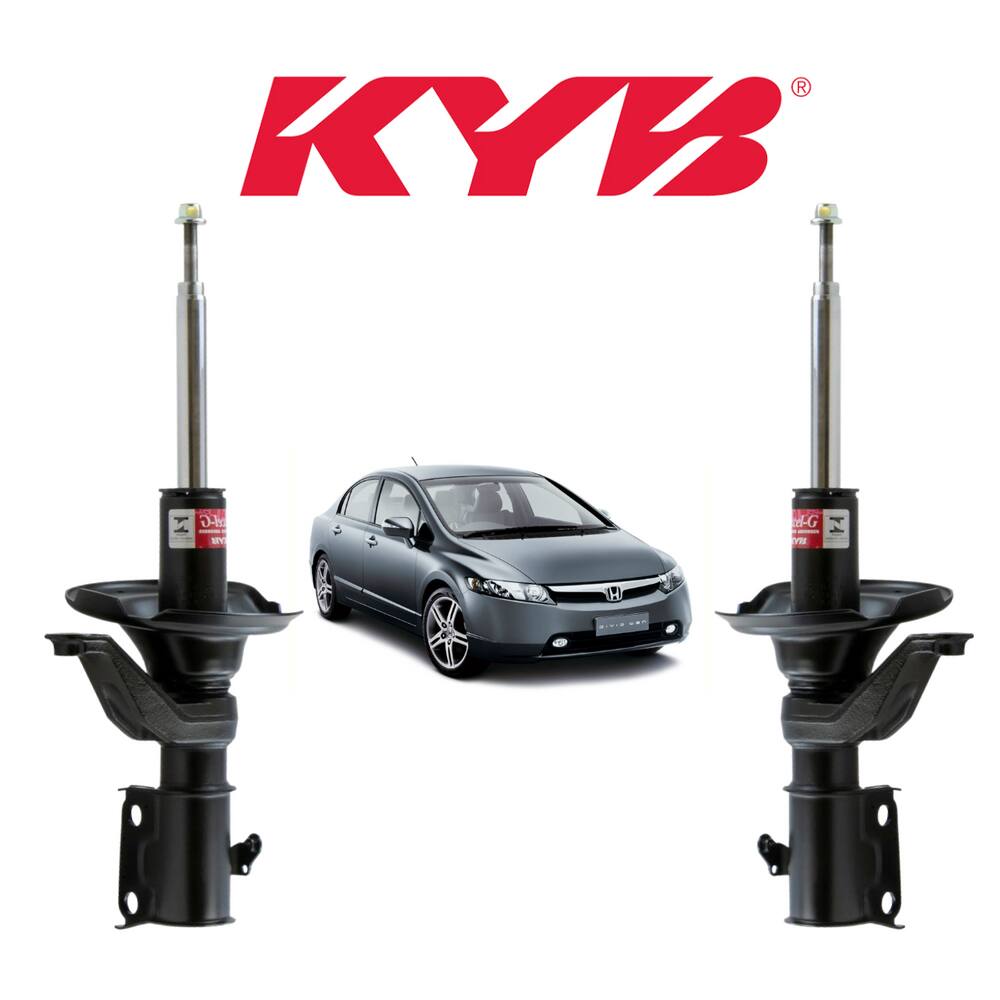 Par Amortecedor Kayaba Dianteiro Honda Civic 2001 A 2006